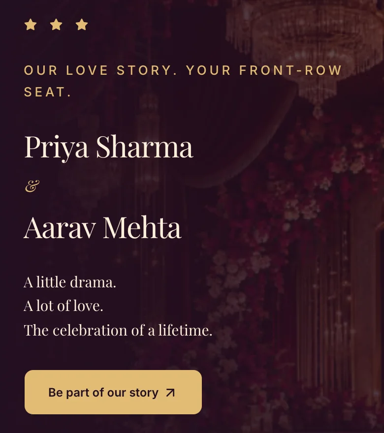 Bollywood Glam Template
