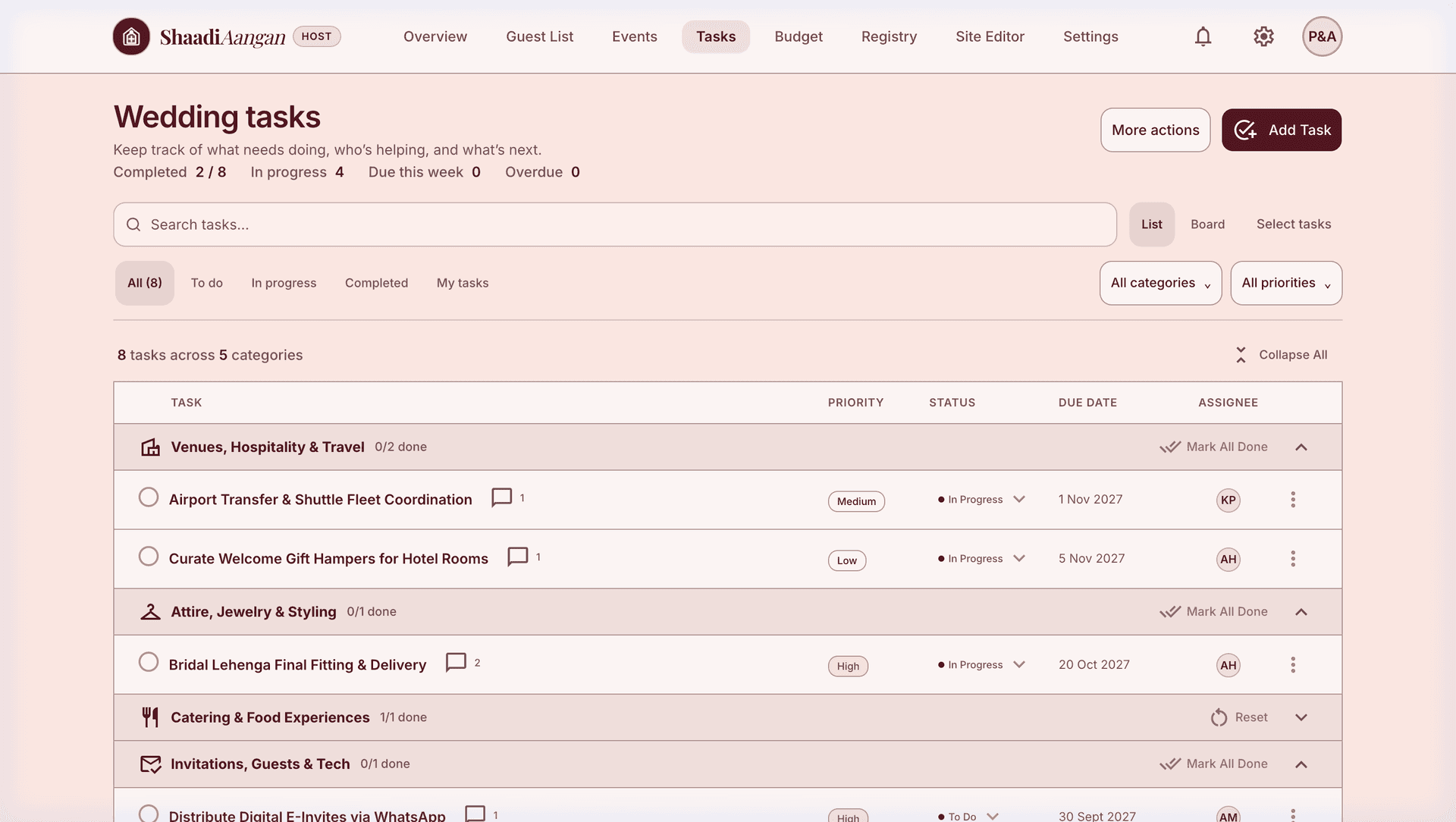 Family Task Checklist